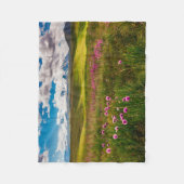 Blumen | Altai, Sibirien, Russland Fleecedecke (Vorderseite)