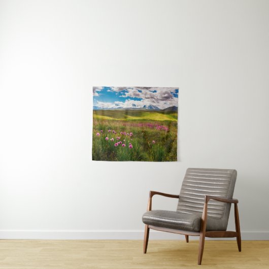 Blumen | Altai, Sibirien, Russland Wandteppich (Beispiel (Horizontal))