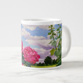 Blumen am Rand einer Wiese 2008 Jumbo-Tasse (Vorderseite Rechts)