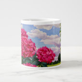 Blumen am Rand einer Wiese 2008 Jumbo-Tasse (Vorderseite)