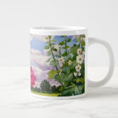 Blumen am Rand einer Wiese 2008 Jumbo-Tasse (Rechts)