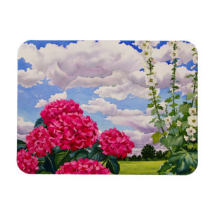Blumen am Rand einer Wiese 2008 Magnet
