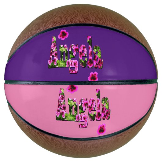 Blumen-Angela Name, Basketball (Vorderseite)