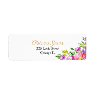 Blumen-Aquarell Elegant