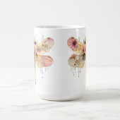 Blumen-Aquarell-Libelle Verwandlungstasse (Zentrum)