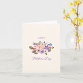 Blumen-Aquarell-Muttertags-Grußkarte Karte (Gelbe Blume)
