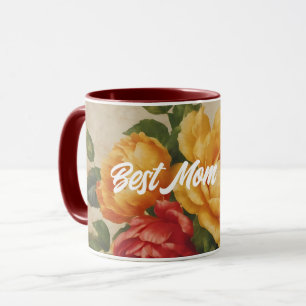 Blumen-Aquarell-Vintage-Popular-Kollektion Tasse