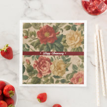 Blumen-Aquarell-Vintage-Trendy-Kollektion