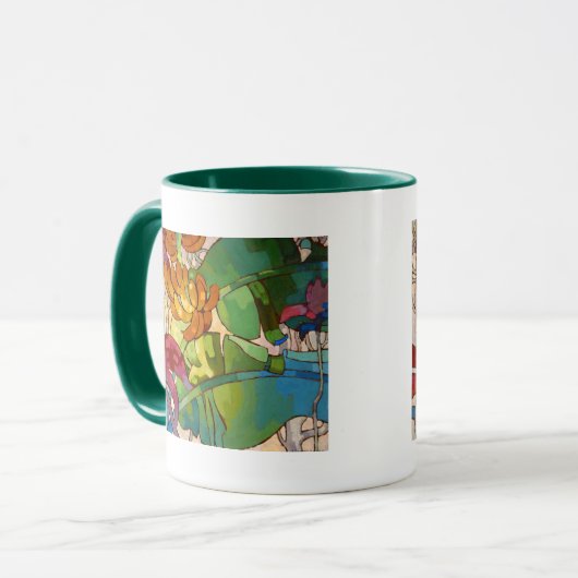 "Blumen - Arman Manookian Tasse (Vorderseite Links)