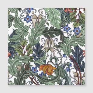 Blumen, Art Deco, modern, nahtlos. Magnetkarte