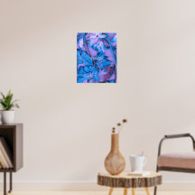Blumen-Atmen-Plakat