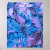 Blumen-Atmen-Plakat Poster (Vorne)