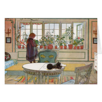 Blumen auf dem Windowsill durch Karl Larsson