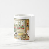 Blumen auf dem Windowsill durch Karl Larsson Kaffeetasse (Mittel)