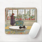 Blumen auf dem Windowsill durch Karl Larsson Mousepad (Mit Mouse)