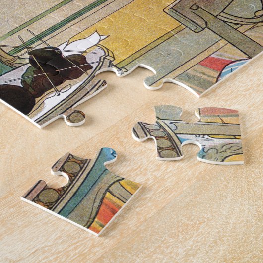 Blumen auf dem Windowsill durch Karl Larsson Puzzle (Seite)