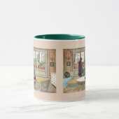 Blumen auf dem Windowsill durch Karl Larsson Tasse (Zentrum)