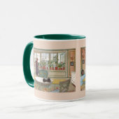Blumen auf dem Windowsill durch Karl Larsson Tasse (Vorderseite Links)
