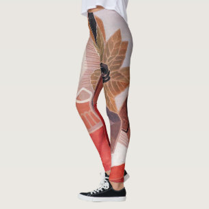 Blumen auf einem Tisch von Juan Gris, Vintage Kubi Leggings