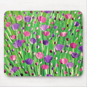Blumen auf Parade Mousepad