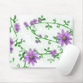 Blumen auf Reben Mousepad (Mit Mouse)