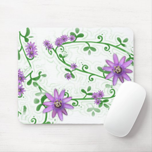 Blumen auf Reben Mousepad (Mit Mouse)