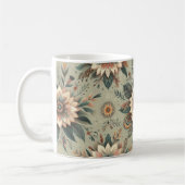 Blumen auf Salbei Kaffeetasse (Links)