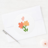Blumen Aufkleber (Umschlag)