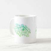 Blumen-Augen-Tasse Kaffeetasse (Vorderseite Links)