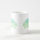 Blumen-Augen-Tasse Kaffeetasse (Mittel)