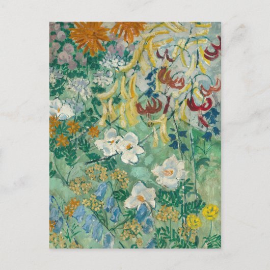 Blumen | August Babberger Postkarte (Vorderseite)