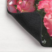Blumen aus Rom, Italien Mousepad (Ecke)