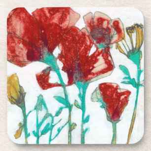 Blumen-Ausdruck II Getränkeuntersetzer
