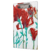 Blumen-Ausdruck II Klemmbrett (Links)