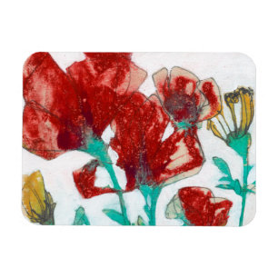 Blumen-Ausdruck II Magnet