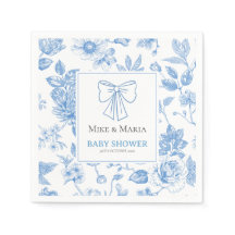 Blumen Baby Junge Baby Shower Papier Serviette