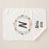 Blumen-Baby-Name Sherpadecke (Vorderseite (Horizontal))