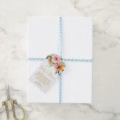Blumen-Babyshower-Saatgut-Geschenk-Tags Geschenkanhänger (Mit Garn)