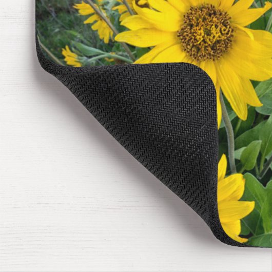 Blumen | Balsomroot Columbia River, Oregon Mousepad (Ecke)