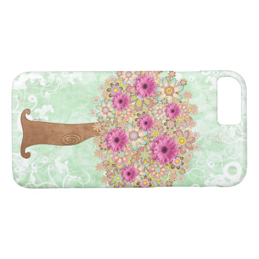 Blumen-Baum Case-Mate iPhone Hülle (Rückseite (Horizontal))