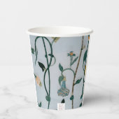 Blumen-Besondere Anlass individuell anpassbar Pappbecher (Rückseite)