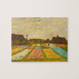 Blumen-Betten in Holland durch Van- Puzzle