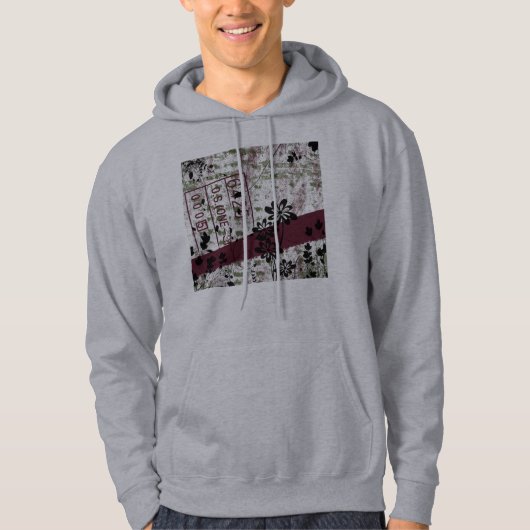 Blumen beunruhigt hoodie (Vorderseite)