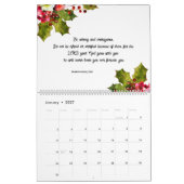 Blumen-Bibel-Vers-Wandkalender 2026 Kalender (Jan 2027)
