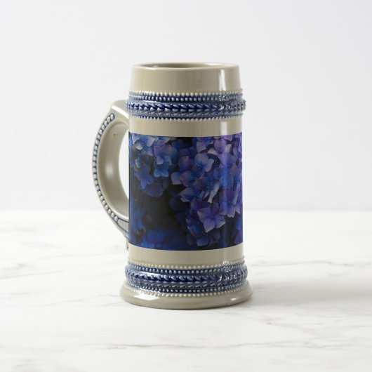 Blumen Bierglas (Vorderseite Links)