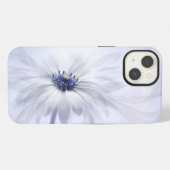 Blumen | Blassviolette Blume iPhone Hülle (Rückseite (Horizontal))