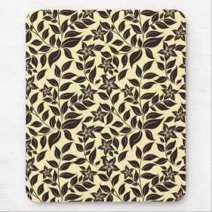 Blumen-Blatt-Muster-23756 Mousepad