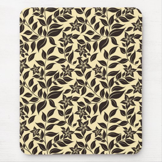 Blumen-Blatt-Muster-23756 Mousepad (Vorne)
