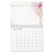 Blumen, Blätter Gold Design Kalender (Jan 2027)