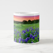 Blumen | Bluebonnets bei Sunset Texas Jumbo-Tasse (Vorderseite)
